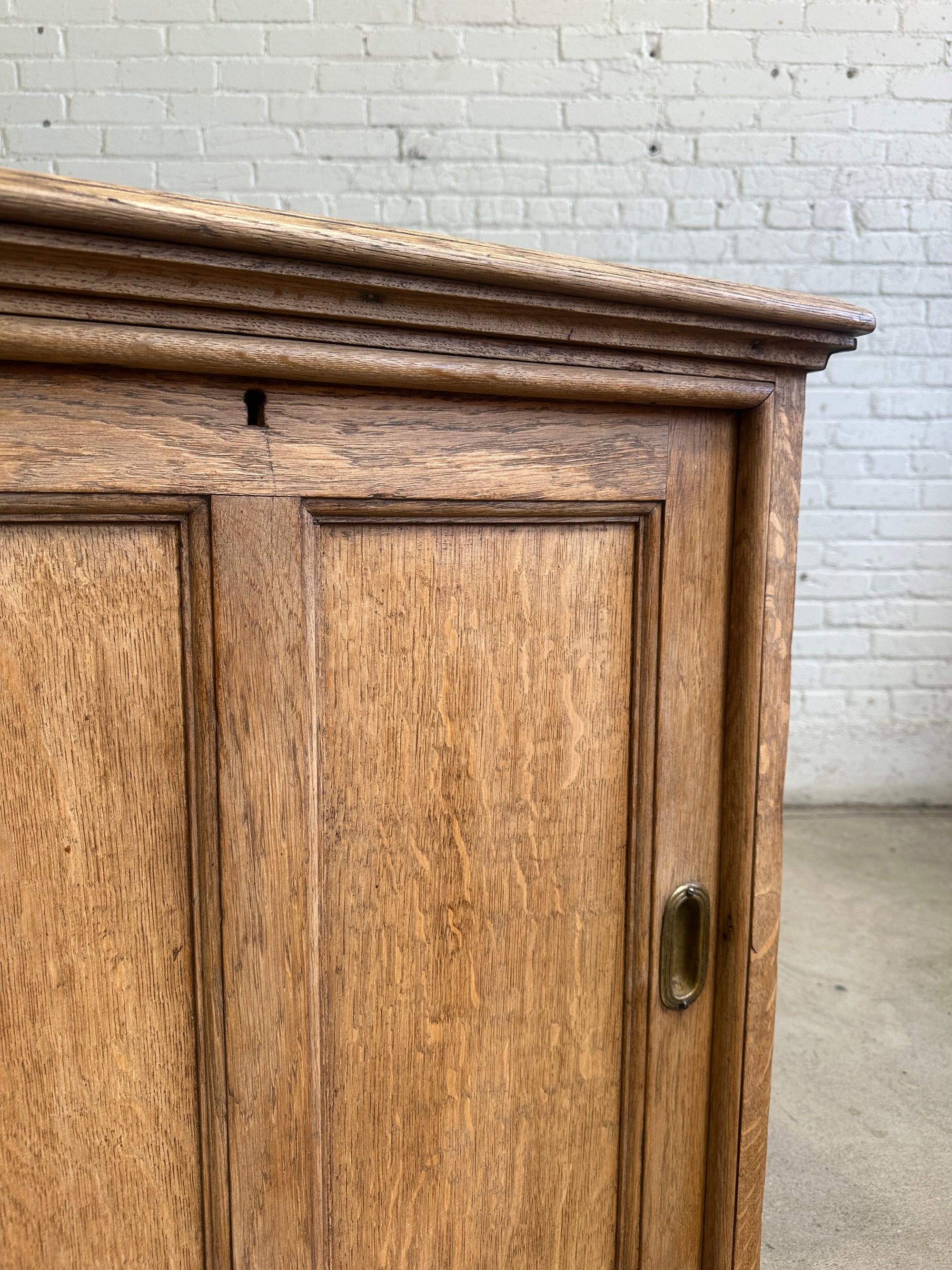 Antique English Oak Sideboard c. 1900