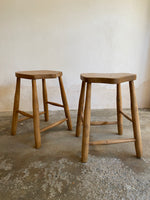 Antique English Pair of Stools c. 1910