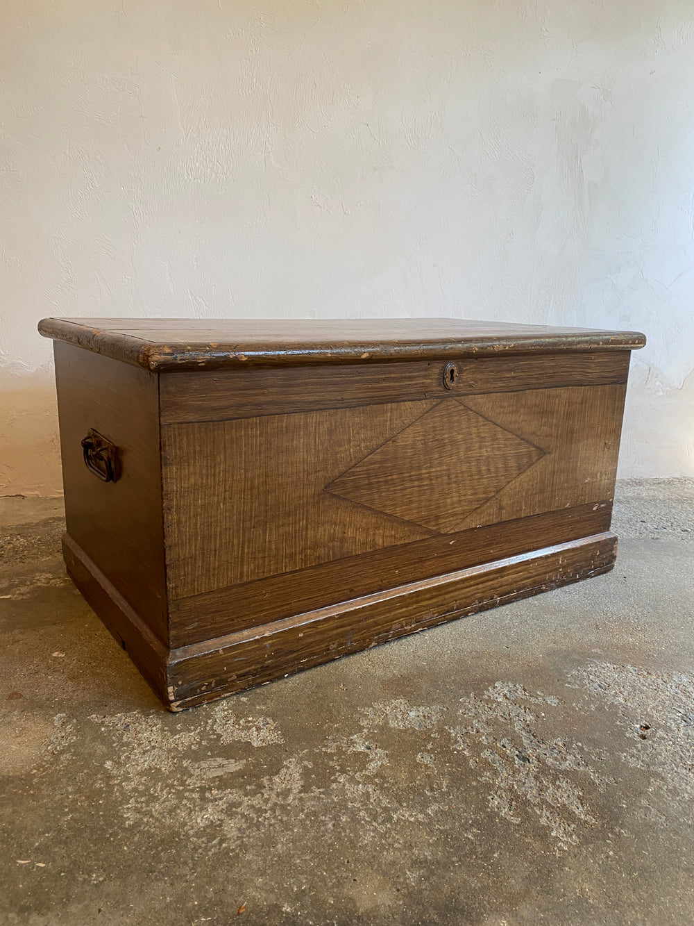 Antique English Faux Grain Box c. 1880