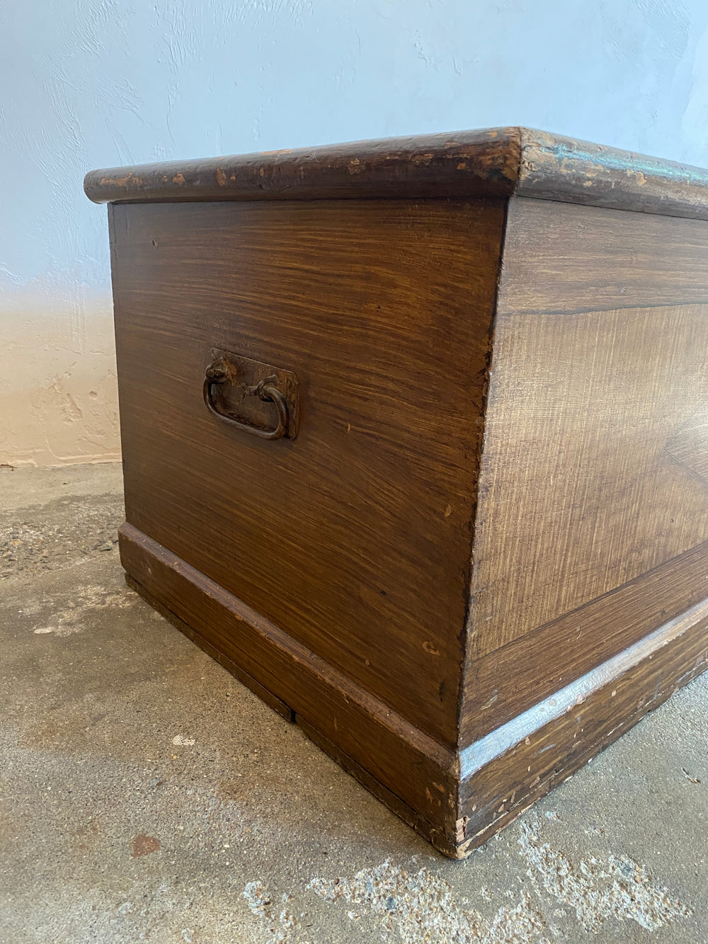 Antique English Faux Grain Box c. 1880