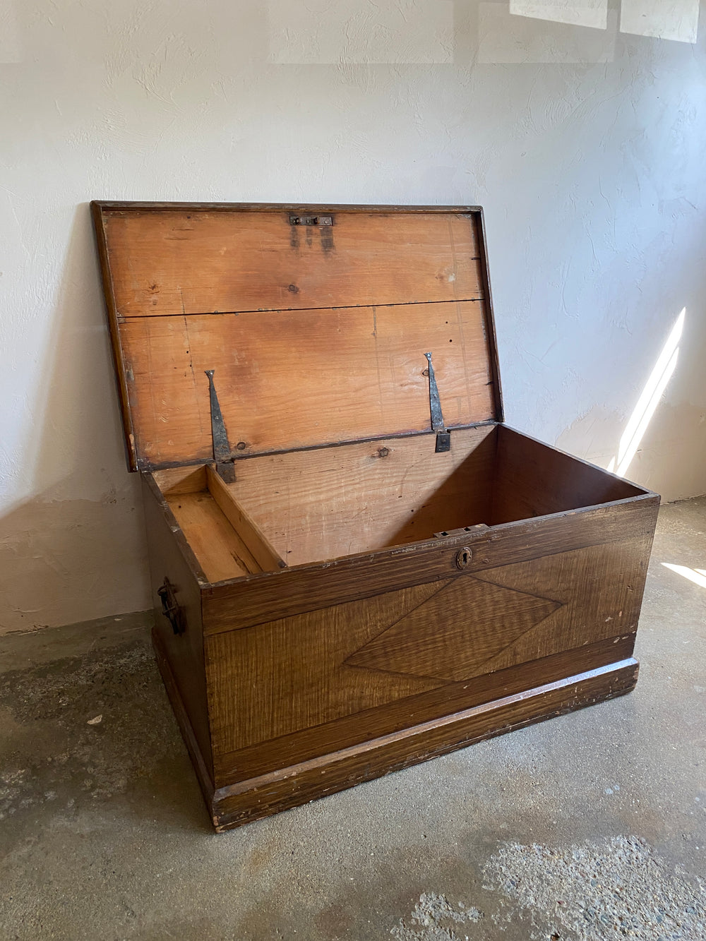 Antique English Faux Grain Box c. 1880