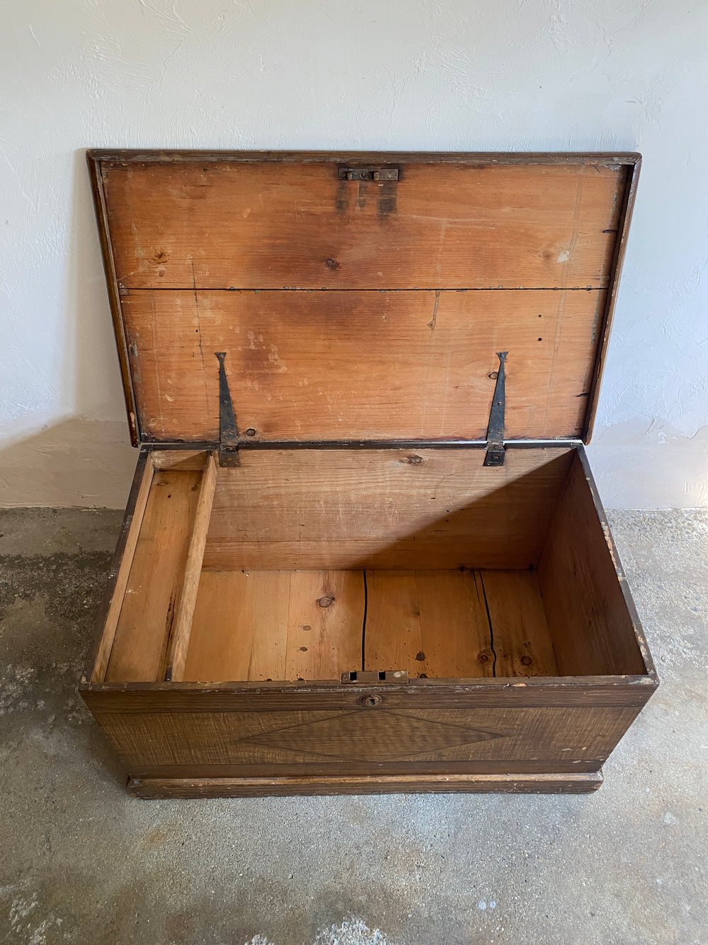 Antique English Faux Grain Box c. 1880