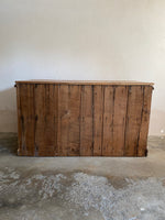 Antique Pine English Drawers with Ceramic Knobs c. 1890