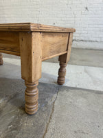 Petite Antique Pine English Coffee Table c. 1900