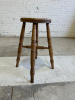 Antique English Elm Stool c. 1880
