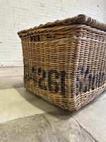 Extra Large Antique Wicker Mill Basket, c. 1900