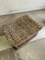 Extra Large Antique Wicker Mill Basket, c. 1900