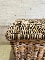 Extra Large Antique Wicker Mill Basket, c. 1900