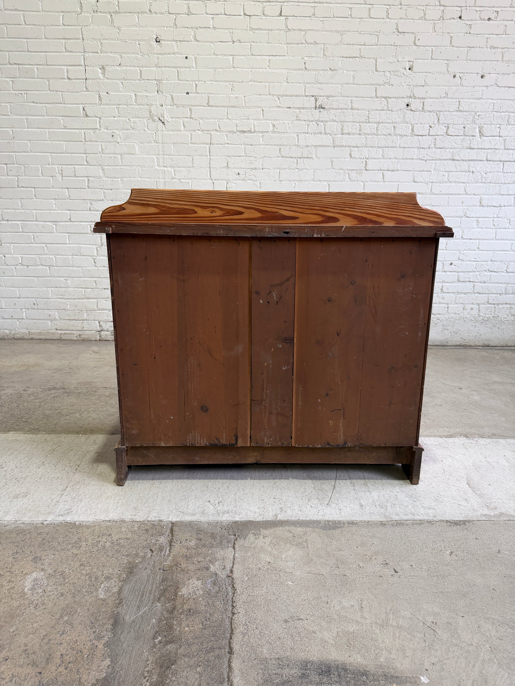 **On Hold** Antique Pitch Pine English Chest of Drawers, c. 1890