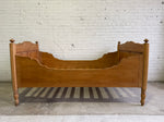 An Antique Pine Sleigh Bed, c. 1900