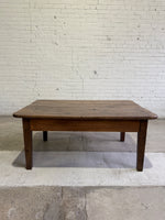 Antique French Oak Two Drawer Coffee Table c. 1860