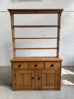 An Antique Pine English Kitchen Dresser c. 1880