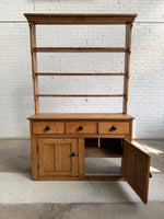 An Antique Pine English Kitchen Dresser c. 1880