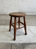 An Antique Elm English Stool, c. 1900
