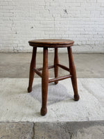 An Antique Elm English Stool, c. 1900