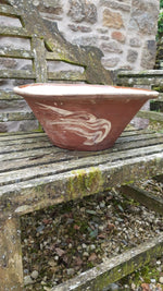 A Large Antique English Dairy Bowl, c. 1890