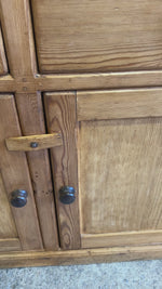 An English Antique Pine Cupboard Base, c. 1840