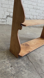 Antique Swedish Pine Wall Shelf c. 1900