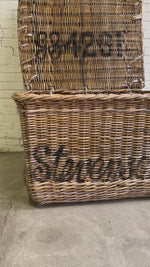 Extra Large Antique Wicker Mill Basket, c. 1900