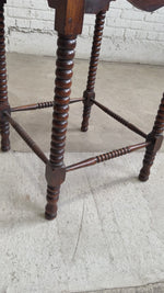 An English Oak Bobbin Side Table, c. 1900