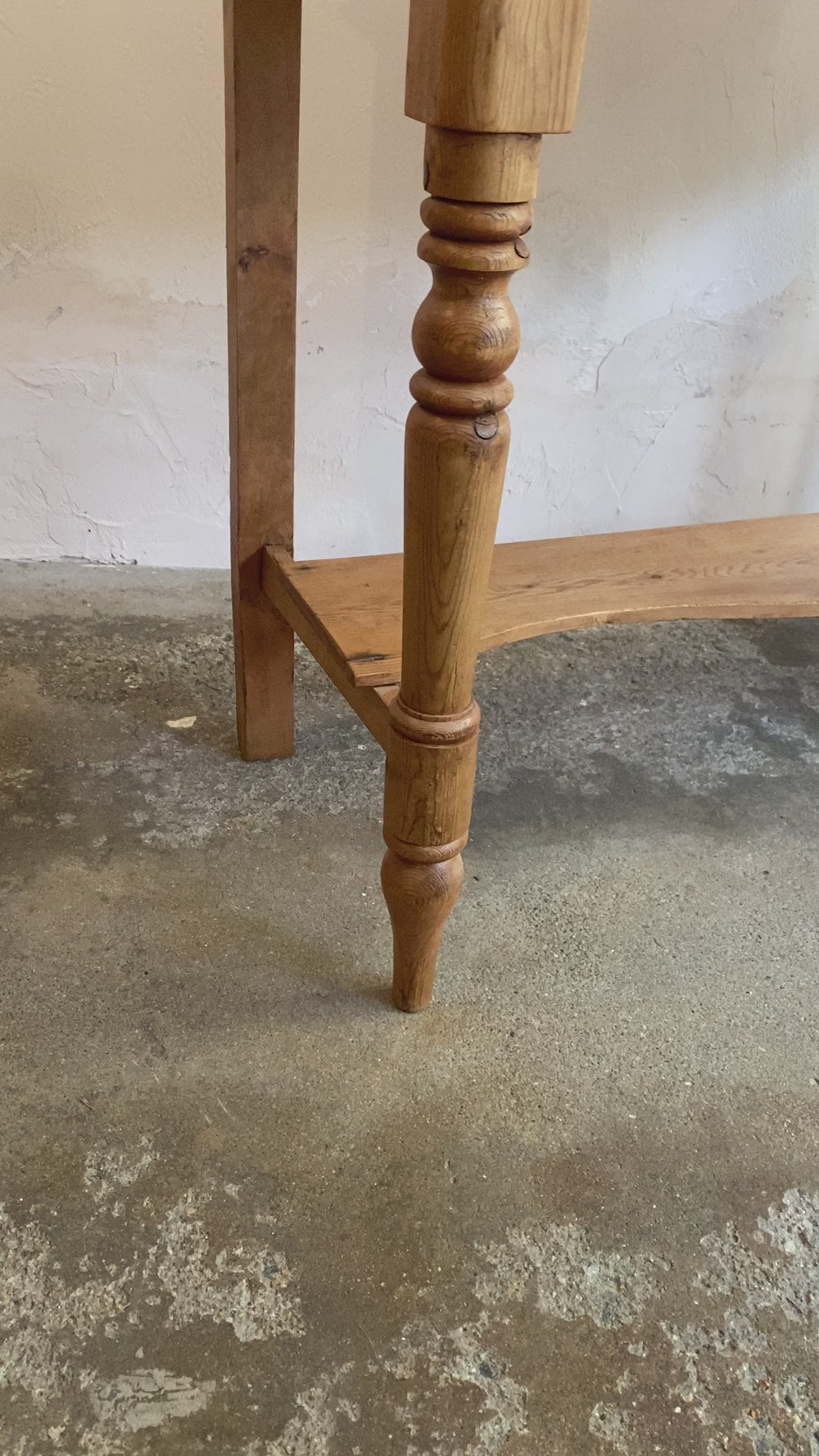 Antique Pine English Washstand c. 1890