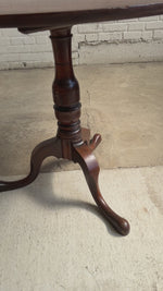 Antique Oak English Tilt-Top Table c. 1780