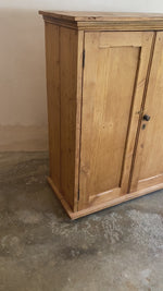 Antique Pine English Cupboard c. 1880