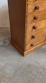 Antique Pine English Nest of Drawers c. 1900