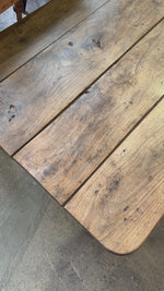 Antique French Oak Two Drawer Coffee Table c. 1860