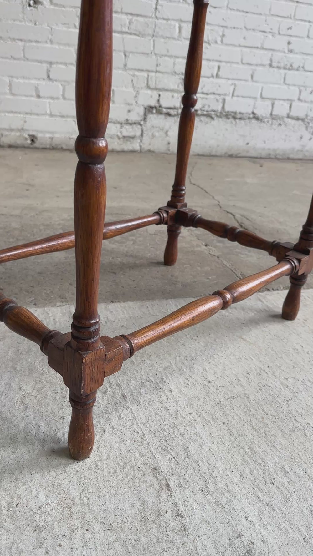 Antique Oak English Side Table c. 1900