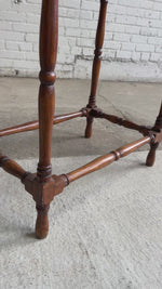 Antique Oak English Side Table c. 1900