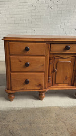 An Antique Pine English Sideboard, c. 1870