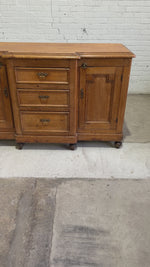 An Antique Pine English Dresser Base c. 1890