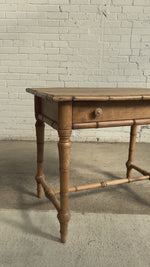 Antique French Faux Bamboo Table c. 1880