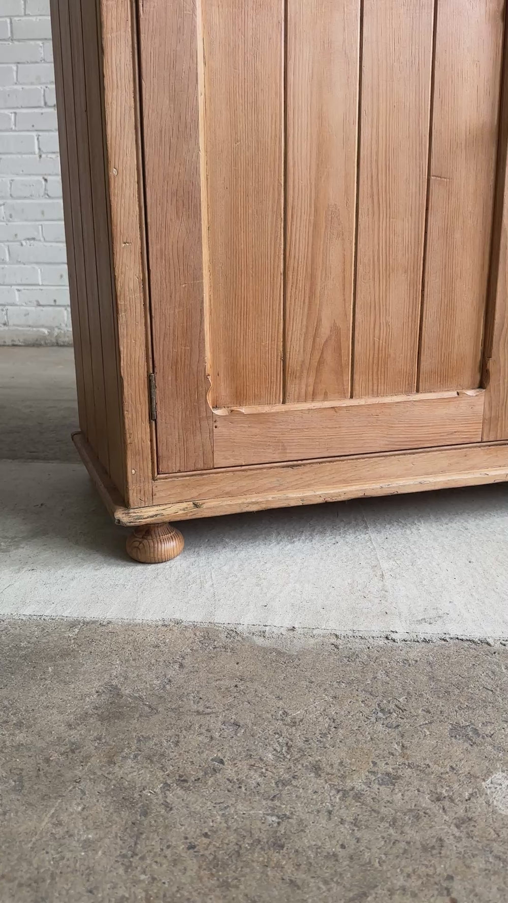 An Antique Pine English Cupboard c. 1880