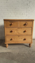 Antique Pine Chest of Drawers c. 1880