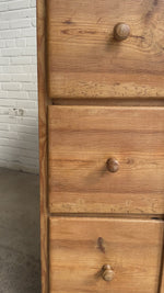 Antique Pine European Larder Cupboard c. 1900