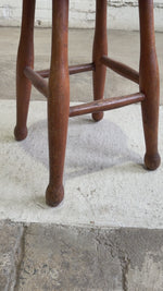 An Antique Elm English Stool, c. 1900