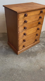 Antique Pine English Nest of Drawers c. 1900