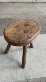 Antique French Milking Stool, c. 1900