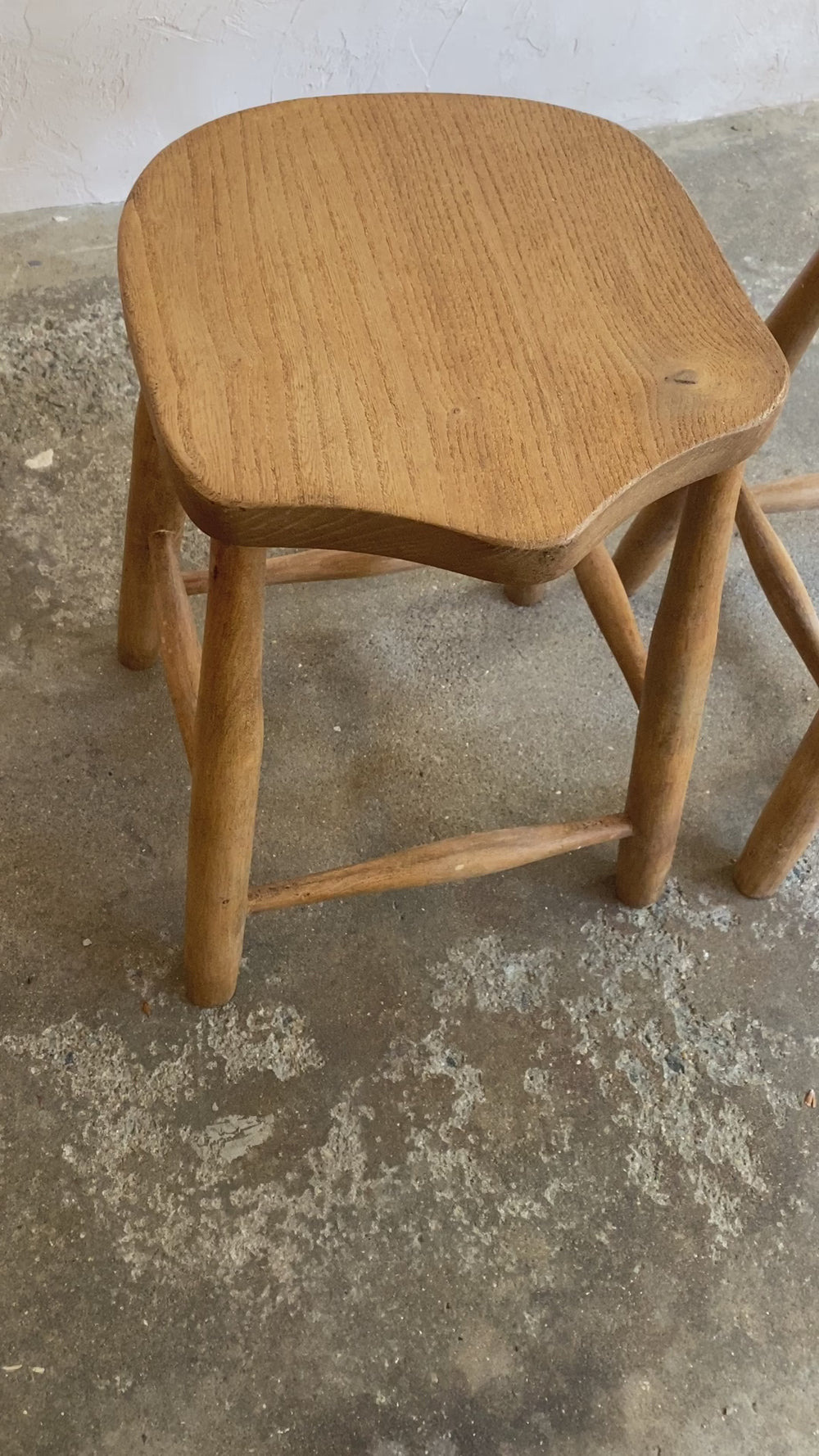 Antique English Pair of Stools c. 1910