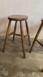 A Set of Four English Potter's Stools, c. 1910