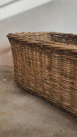 Antique Large Wicker Mill Basket circa 1900