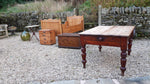 Antique Pine Scrubbed Top Table Circa 1880