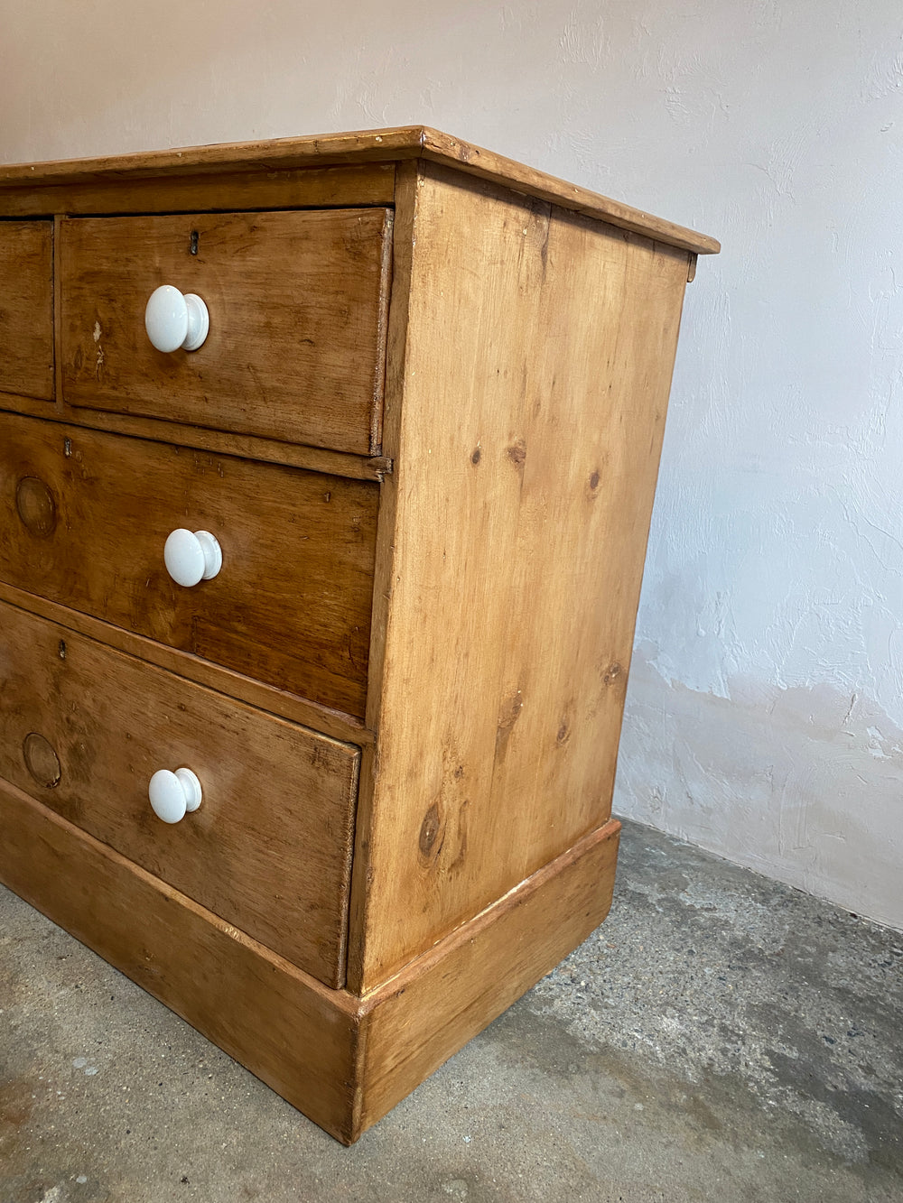 Antique English Chest of Drawers with Master Key c. 1890