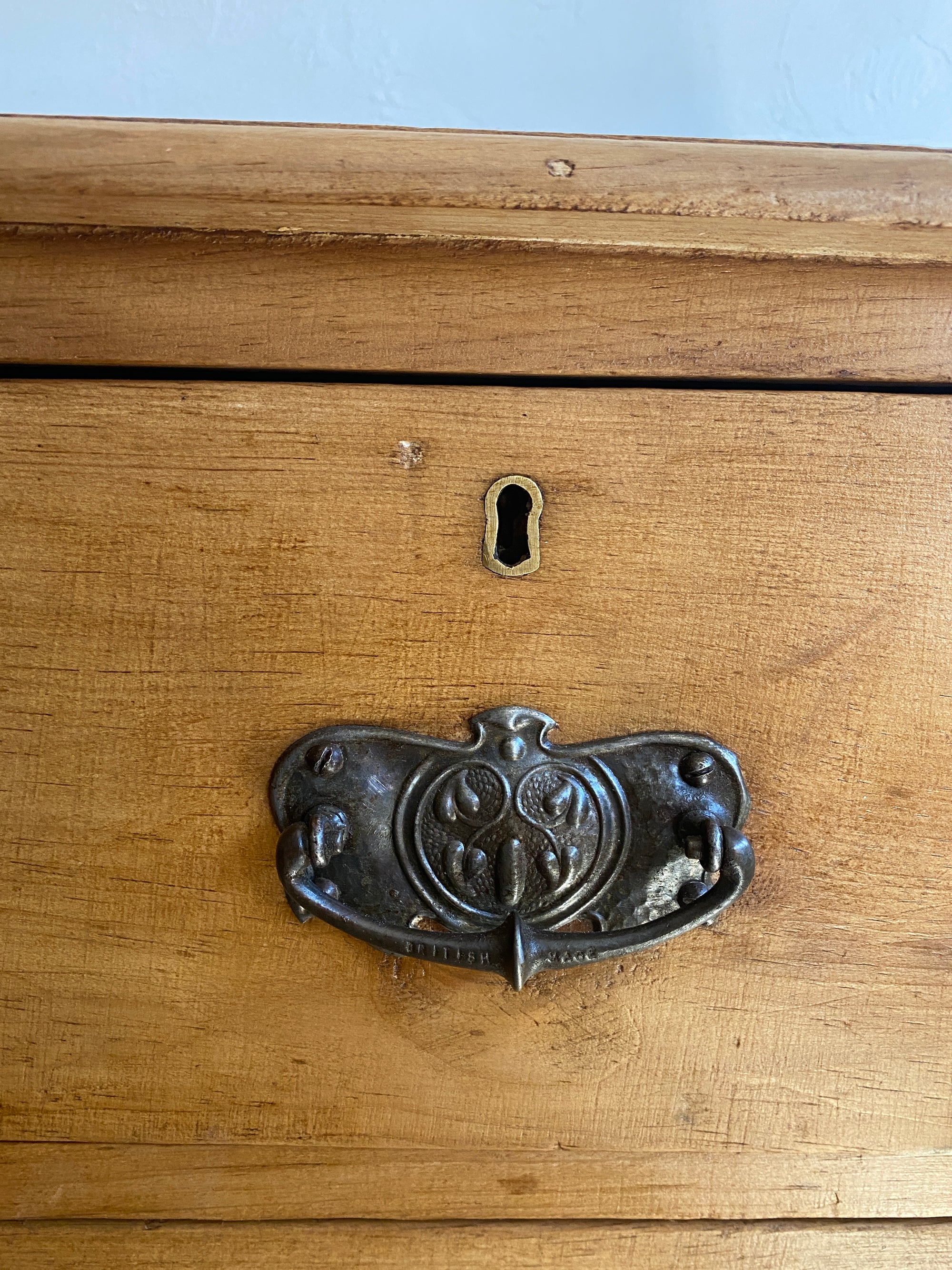English Pine Chest of Drawers Circa 1890