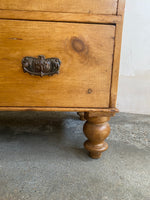 English Pine Chest of Drawers Circa 1890