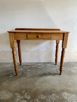 Antique Pine Side Table Writing Desk