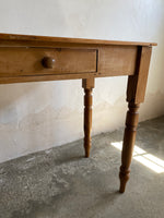 Antique Pine Side Table Writing Desk