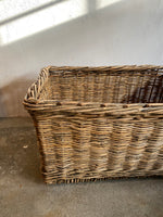 Antique Large Wicker Mill Basket circa 1900
